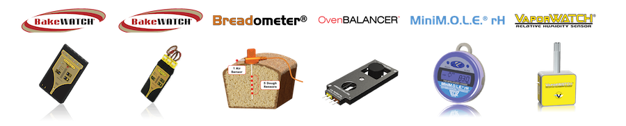 Lineup of BakeWATCH products.