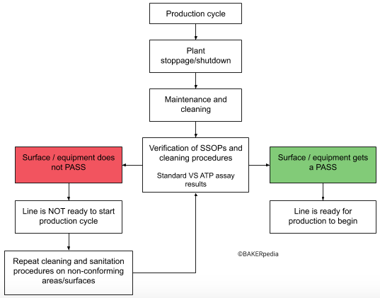 How the ATP test interacts with food safety systems and sanitation procedures in place in food processing facilities.