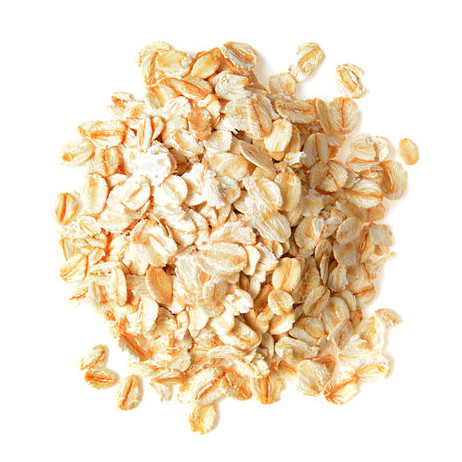 Rolled oats provide a source of whole grains and fiber to baked goods.