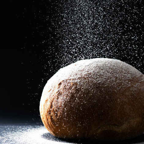 Triticale flour is a hybrid of wheat and rye with higher protein and lysine content than many other cereal grains.