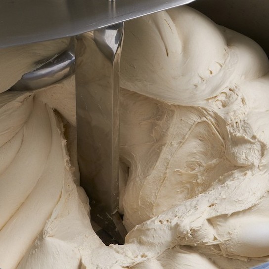Dough Mixing mixer The goal of dough mixing is to mechanically create a humongous dough.