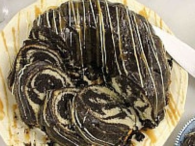 Caramel-marble-bundt-cake-recipe-400x400 An elegant and scrumptious cake. Topped with a rich chocolate ganache and ALMA salted caramel sauce. This cake is easy to make, not overly sweet, and a delightful treat whether for breakfast, tea or dessert.