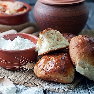 Straight grade flour of hard wheat can be used for bread baking or sifted into different grades of flour.